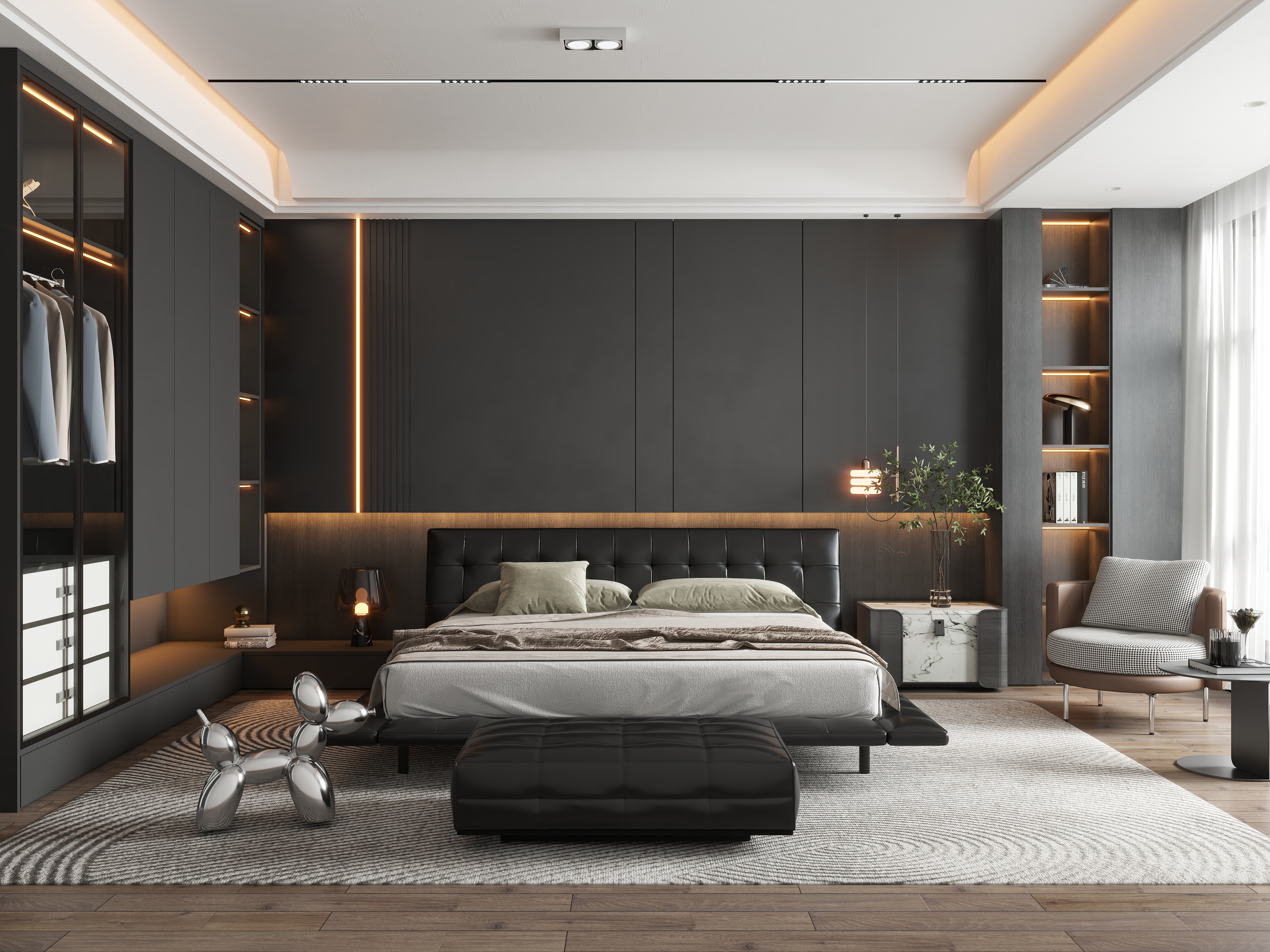 小道设计师15898676879-意式卧室-装修设计方案