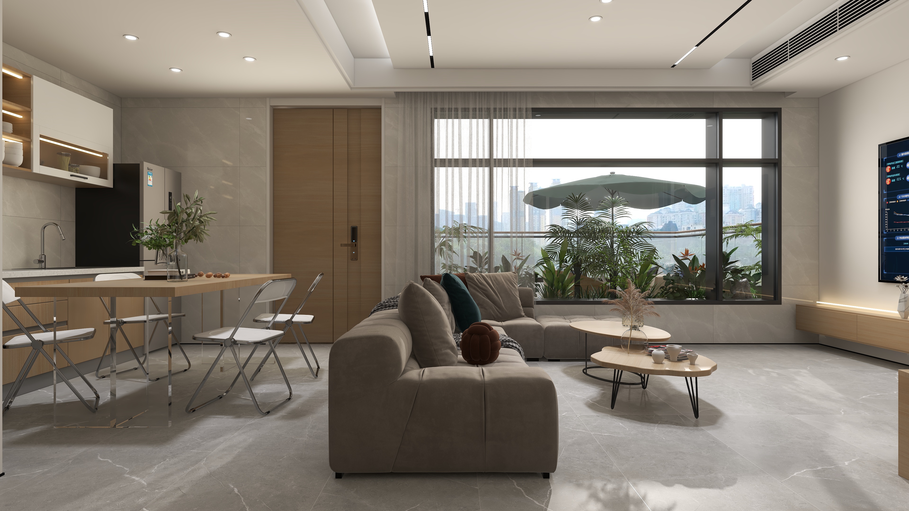 全景9-现代 +原木 -装修设计方案