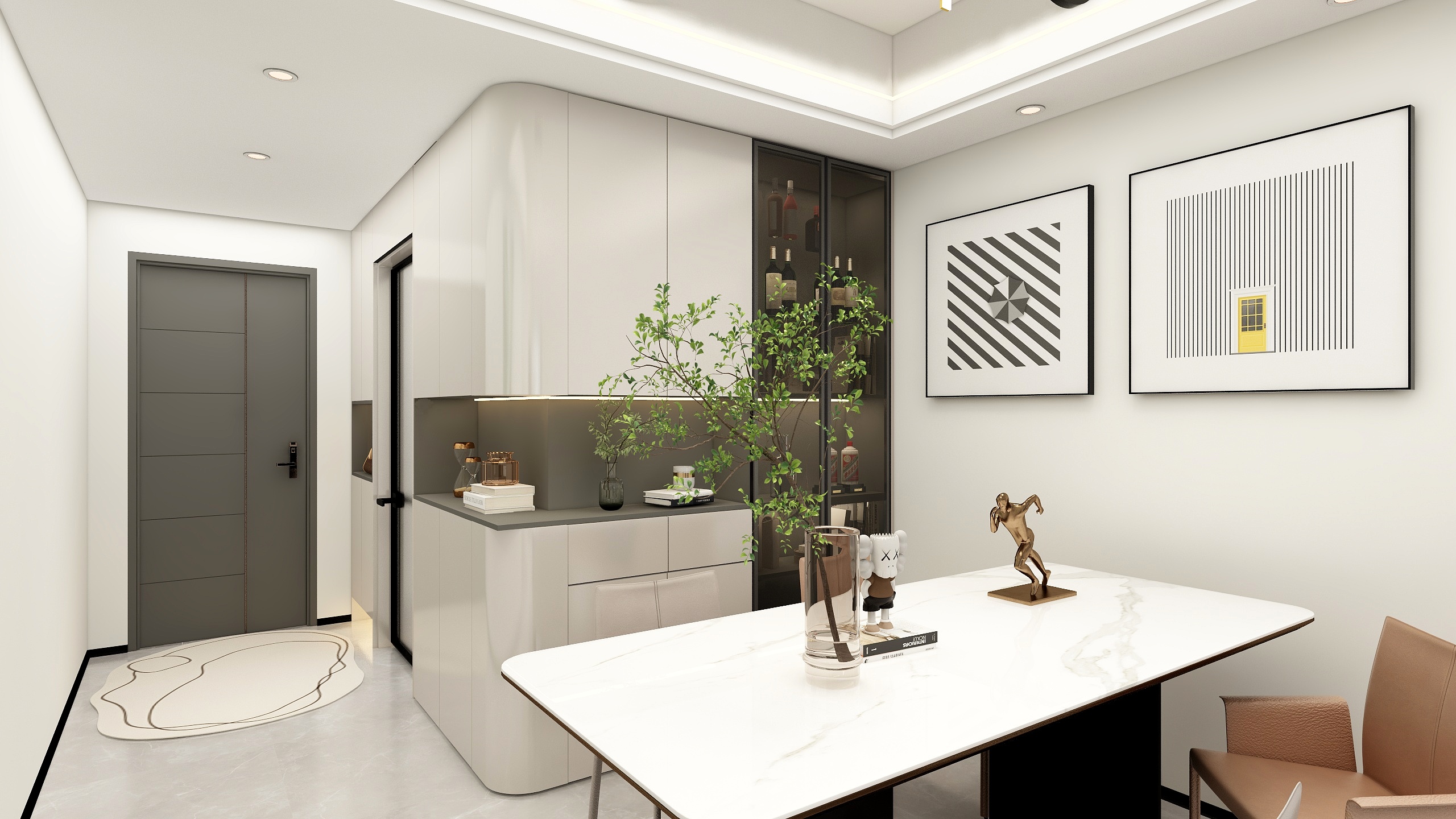 君策家居-碧景阳光8-2302-装修设计方案