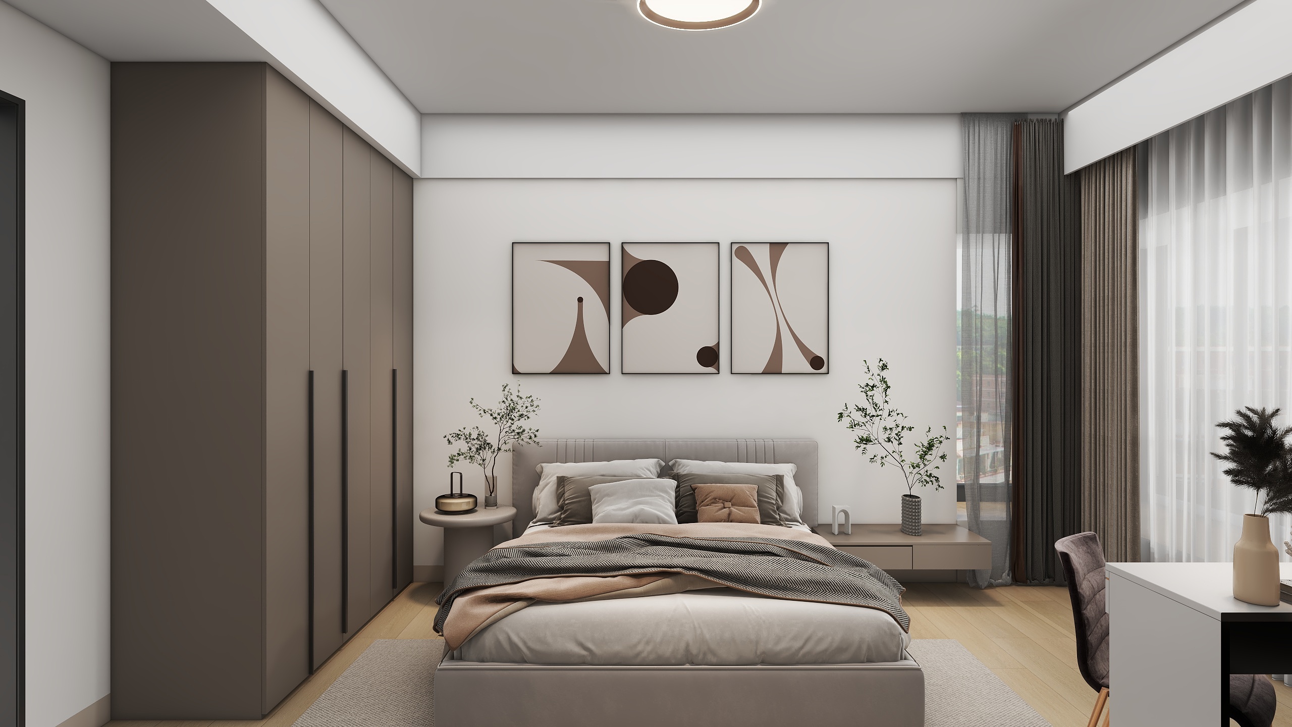 白老师3D设计-珠江帝景杨总豪宅效果图-装修设计方案