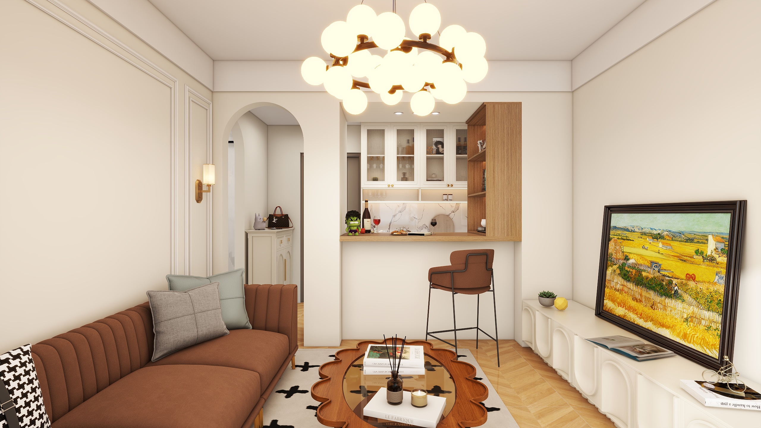 乔眠-世纪俊园-装修设计方案