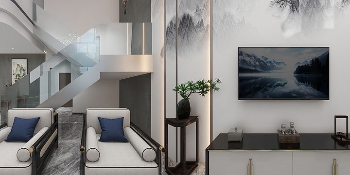 湖州长兴店-吕山王总雅居-(修改第一次)-装修设计方案