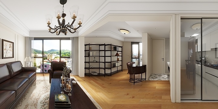 西北梁-紫日装饰-林语秋月里4#906-装修设计方案