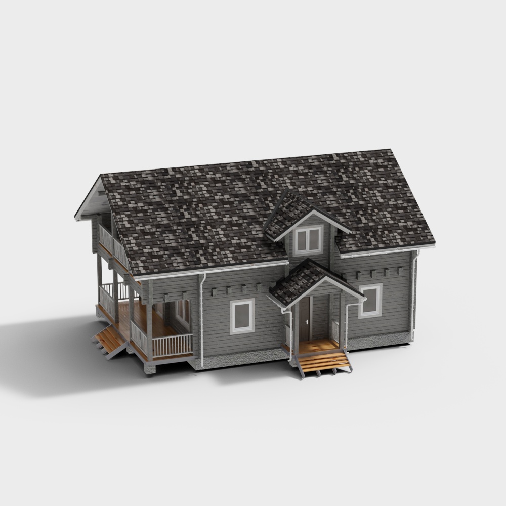 European style villa3D模型