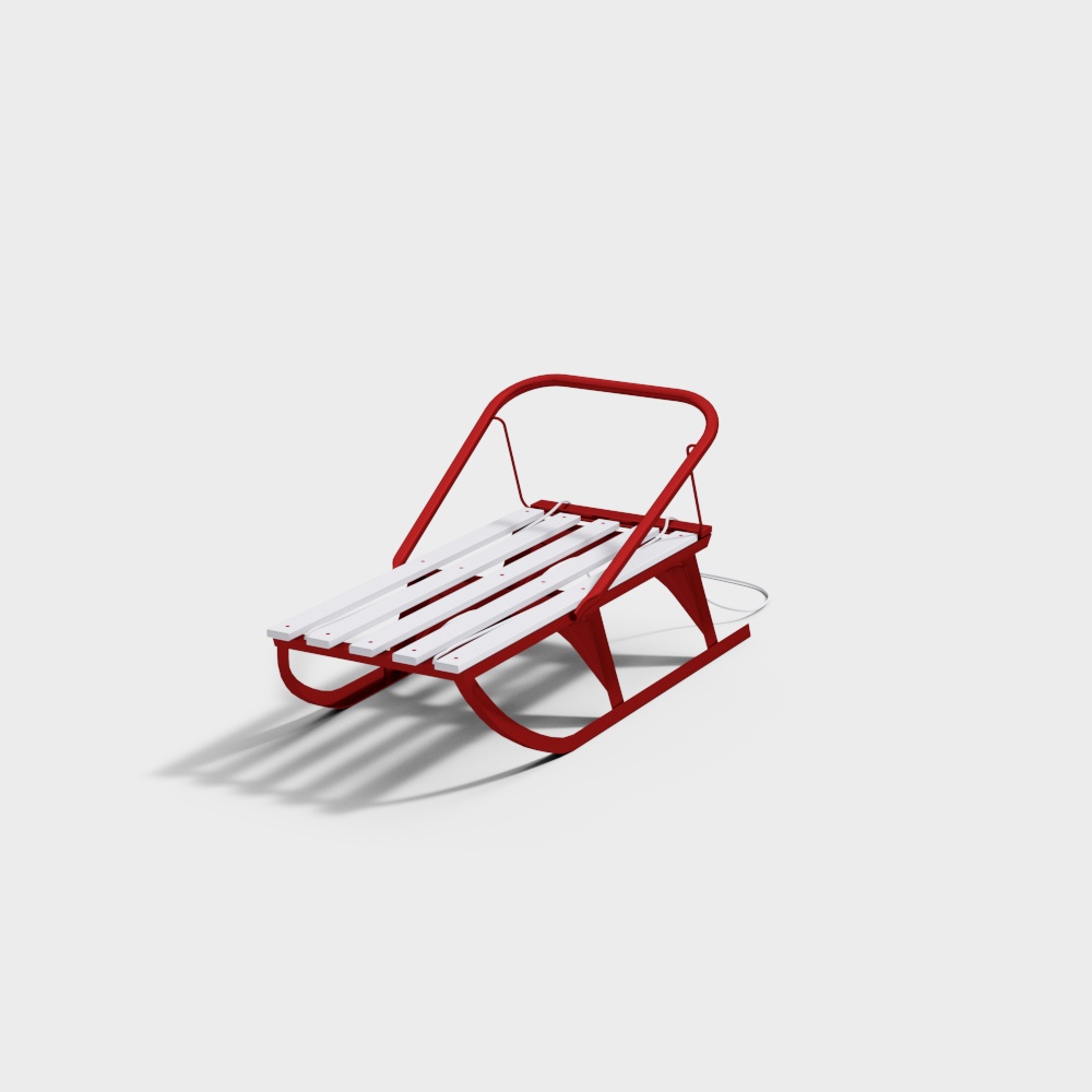 Simple European ski car3D模型