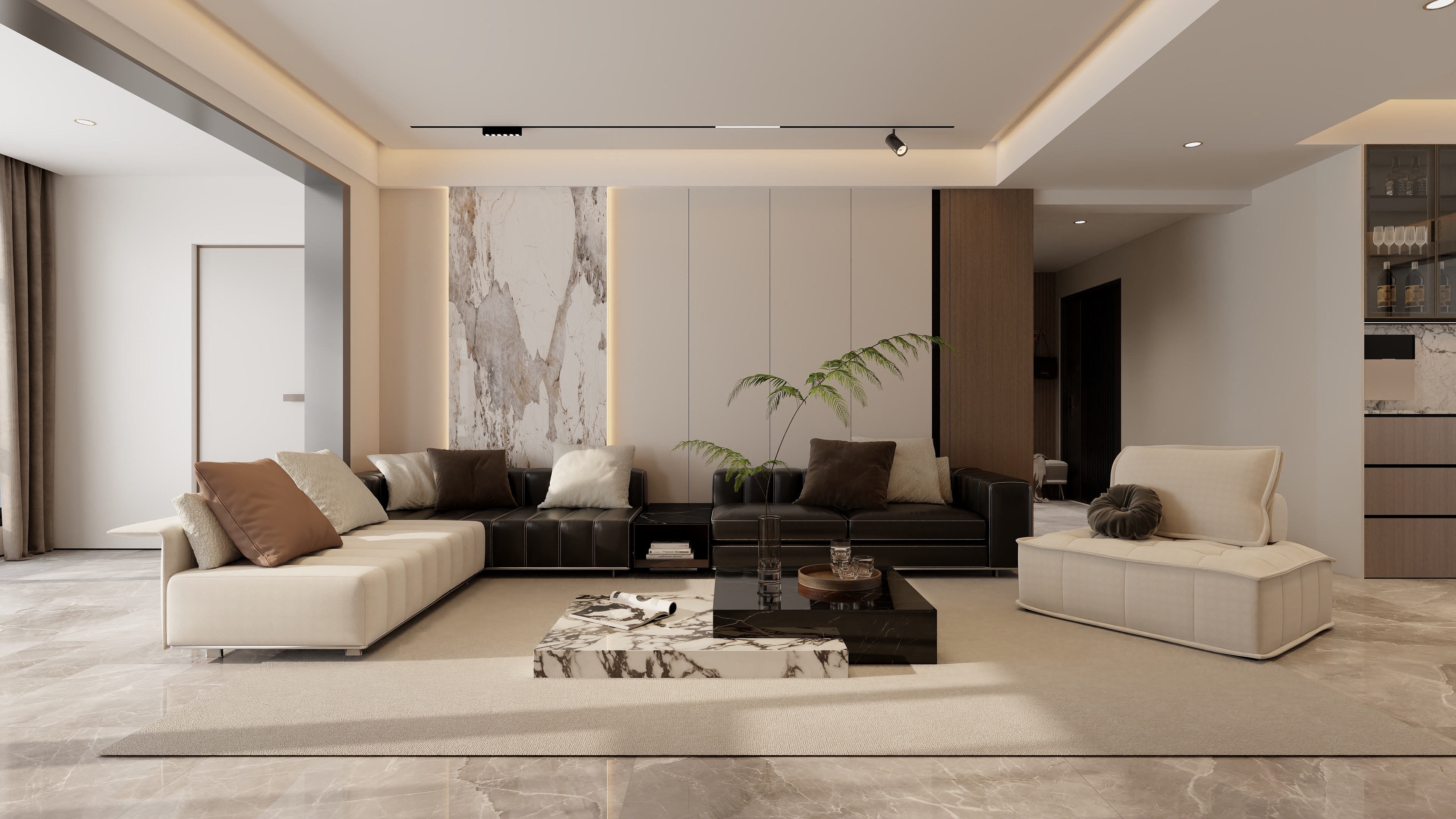 绘图员小李-九方城市公园-6-2 轻奢-装修设计方案