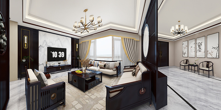 众美装饰王金辉-乡下自建房效果图-装修设计方案