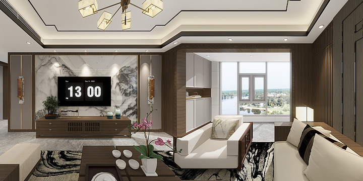 NZB设计-幸福里-新中式-装修设计方案