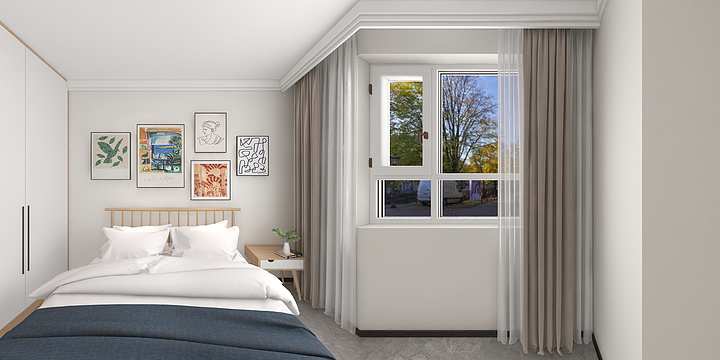 北京兴商装修装饰工程有限公司-佟馨家园效果图-装修设计方案