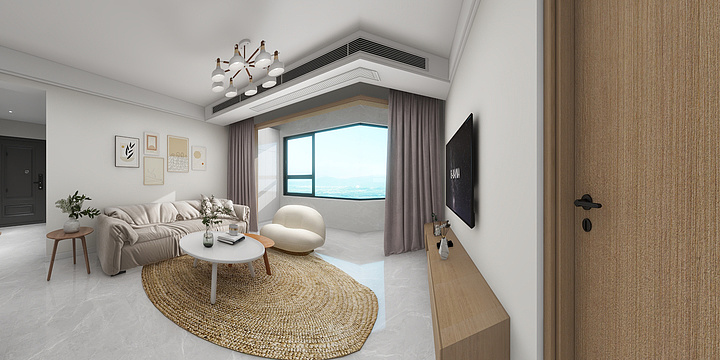 设计师张欣-万华城404-装修设计方案