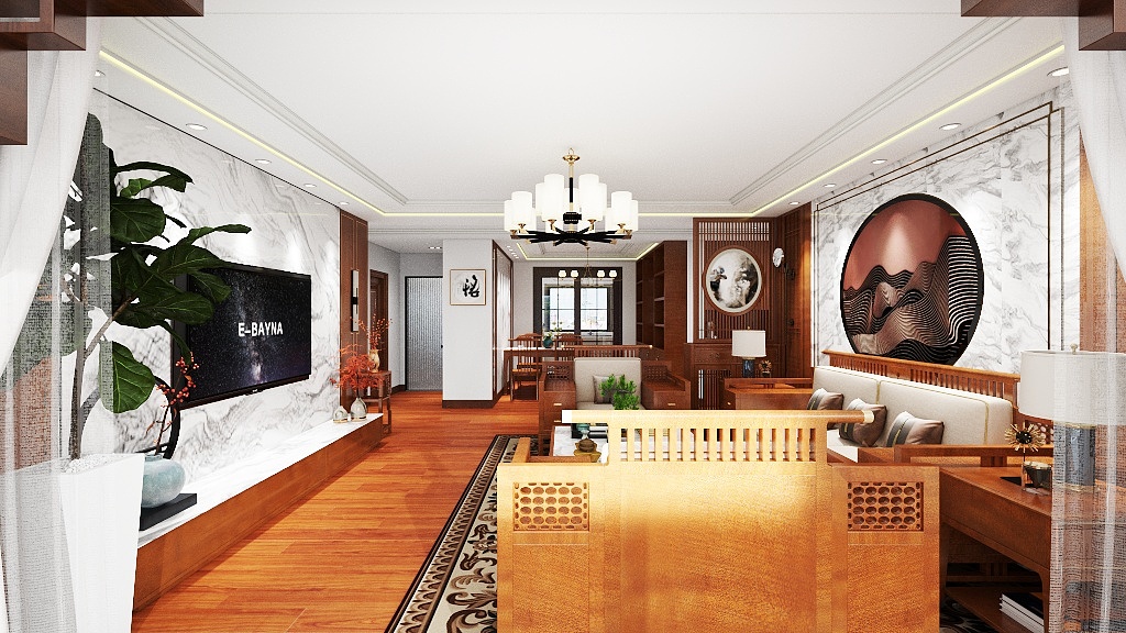 杲巀-中式-装修设计方案