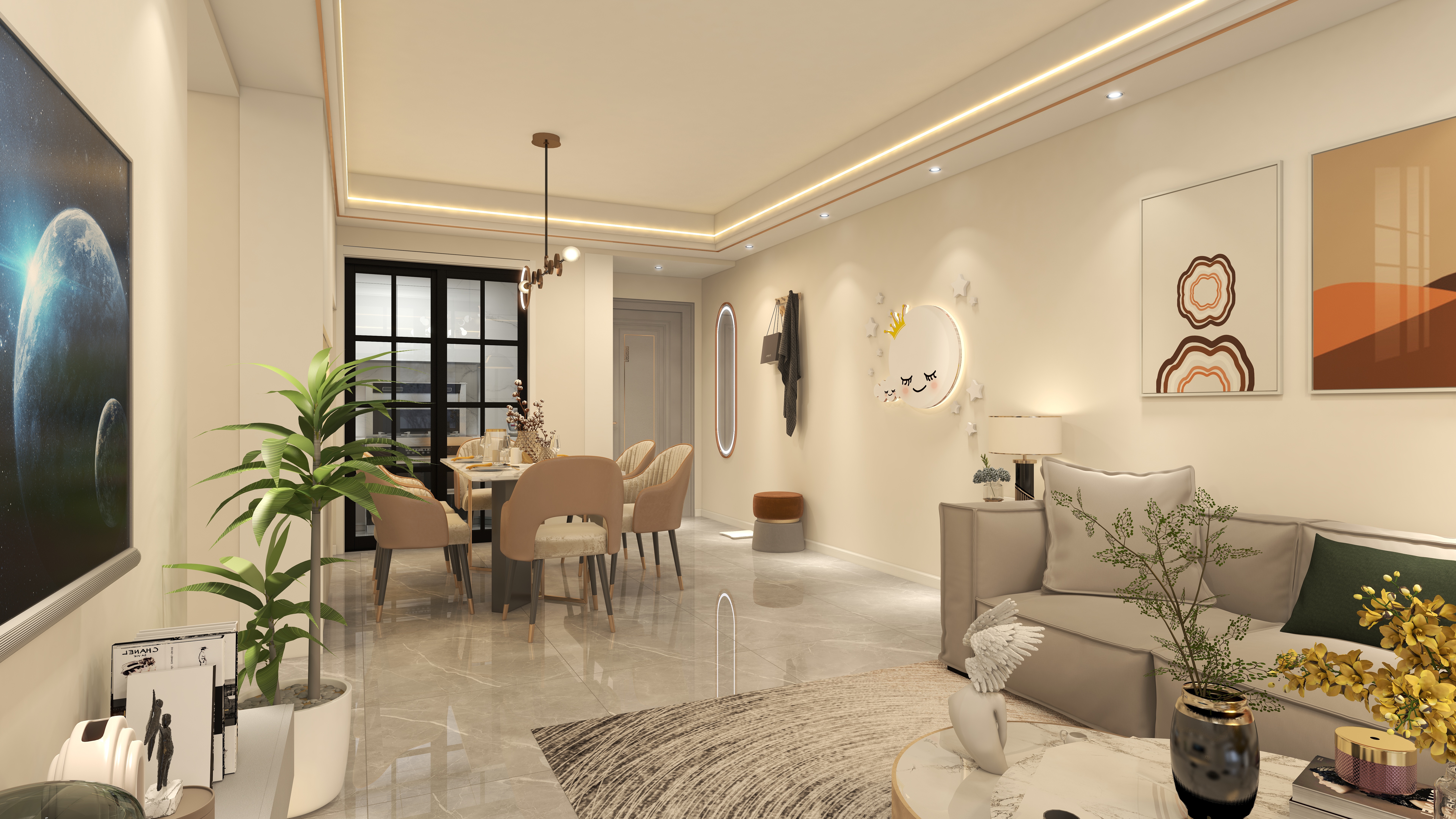 设计微宇宙-凯旋城38栋1单元303-装修设计方案