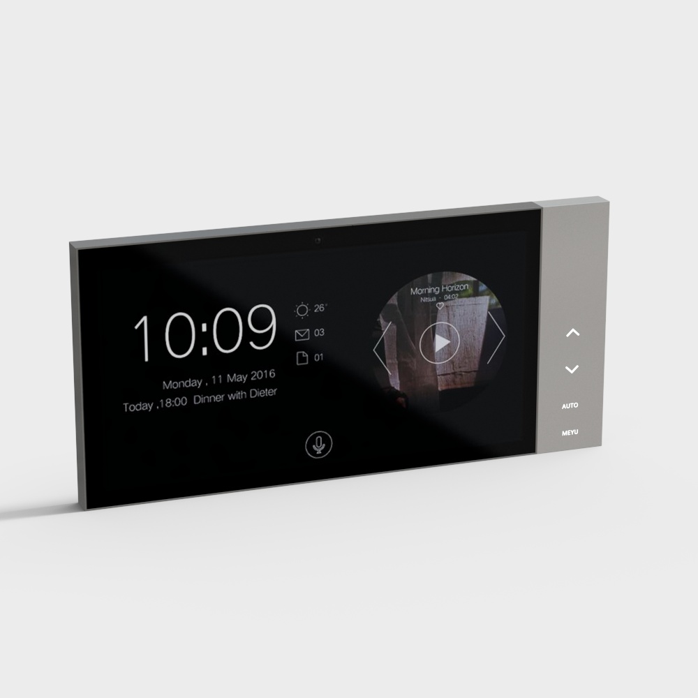 OML-小度中控屏3D模型