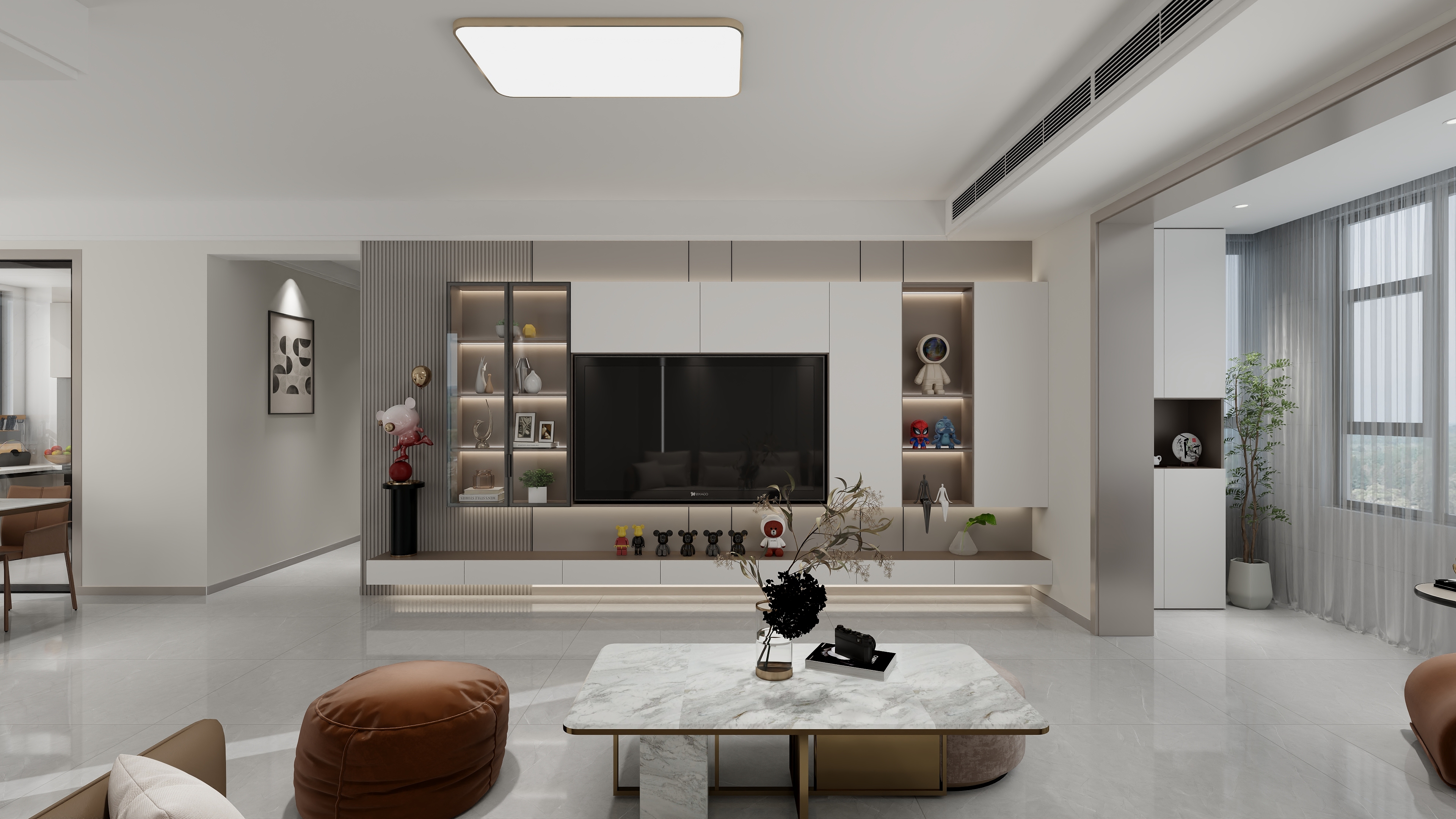 相信时间-现代简约126㎡3室-装修设计方案