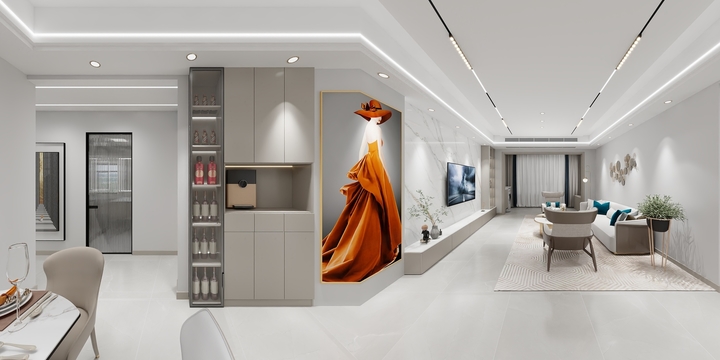 嘉雯装饰-罗总福居V2—嘉卉花苑13-502-装修设计方案