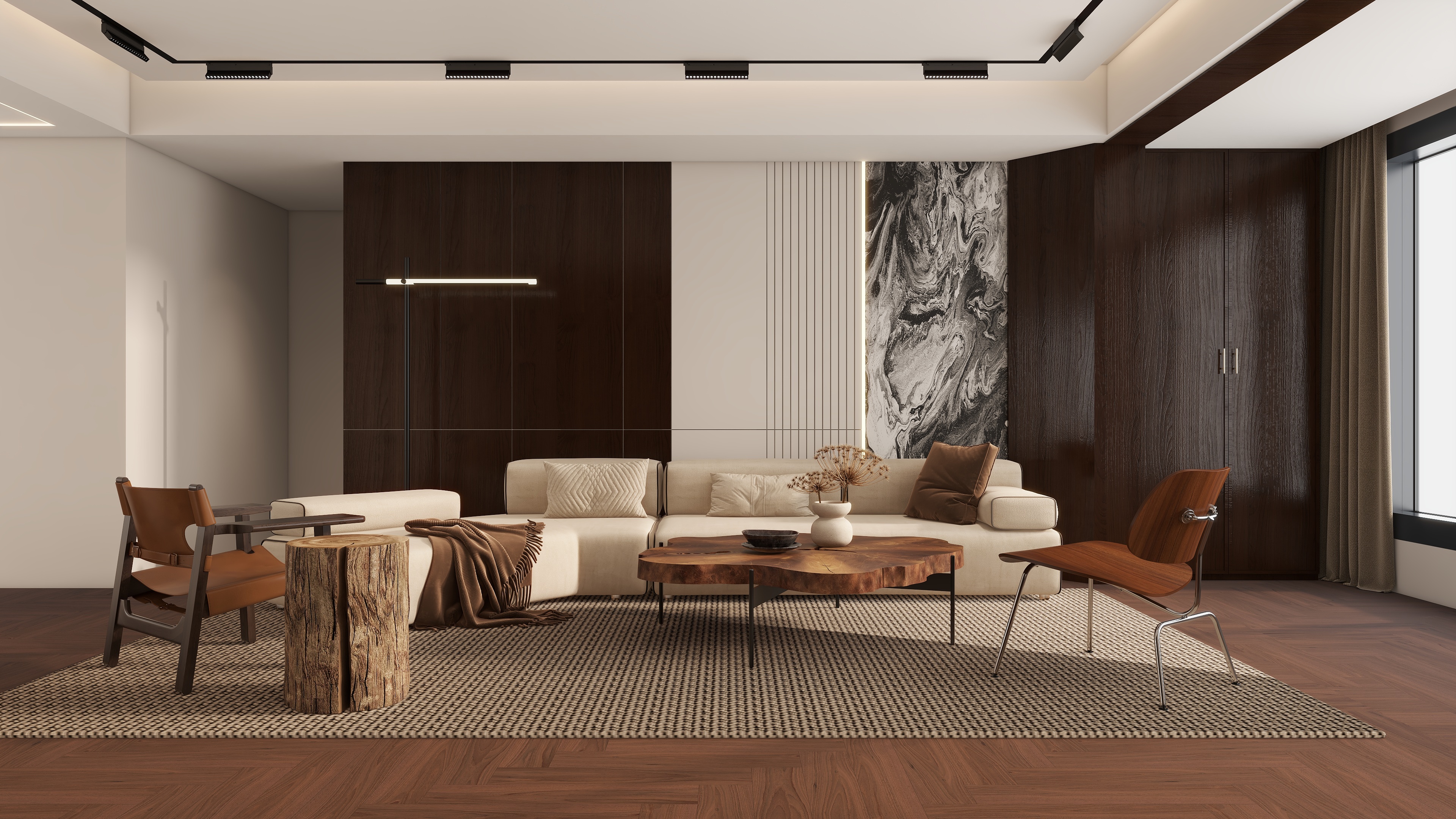 马骏-中古风客餐厅5-装修设计方案