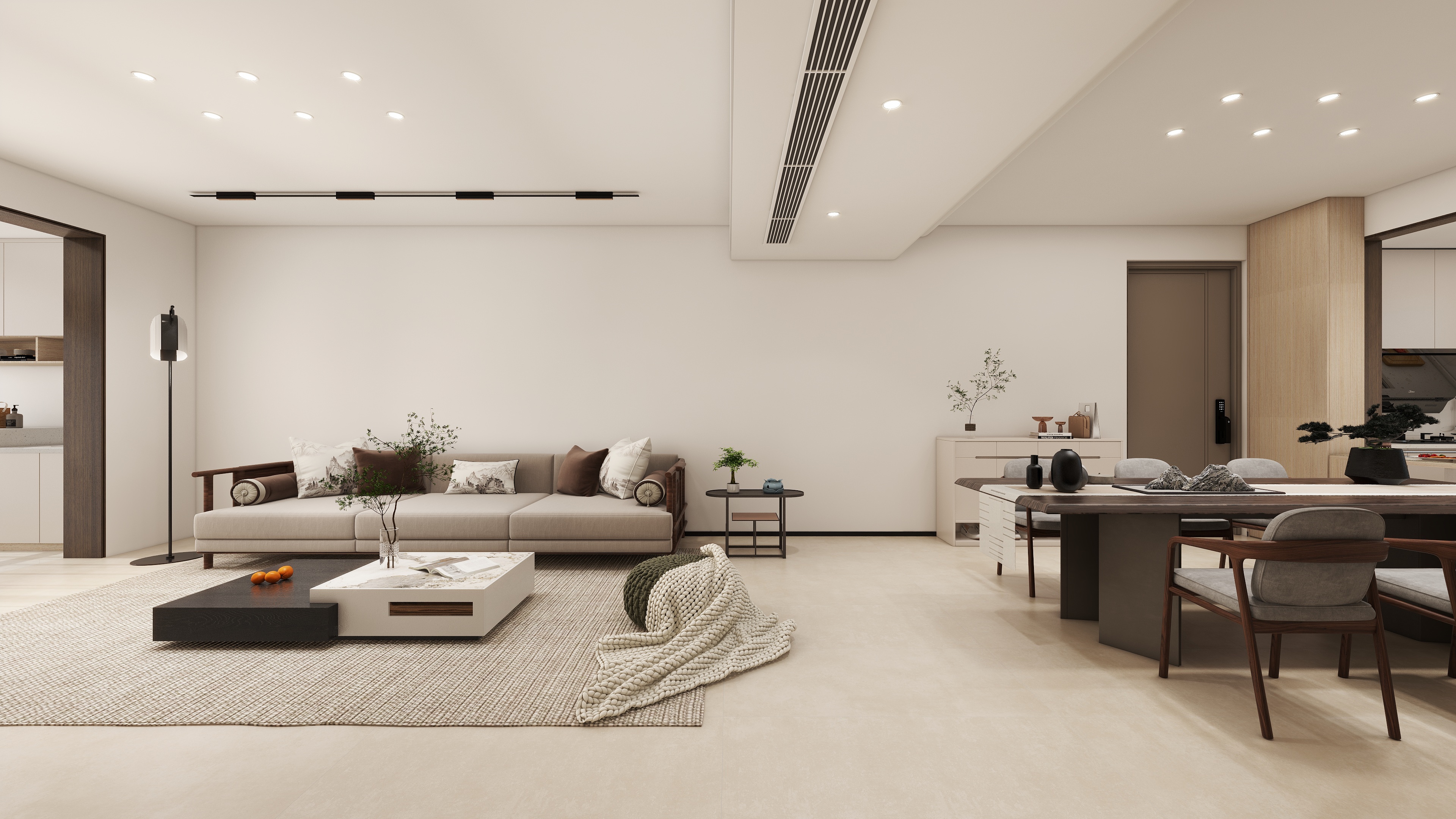 张瑶-全景外滩180平新中式风-装修设计方案