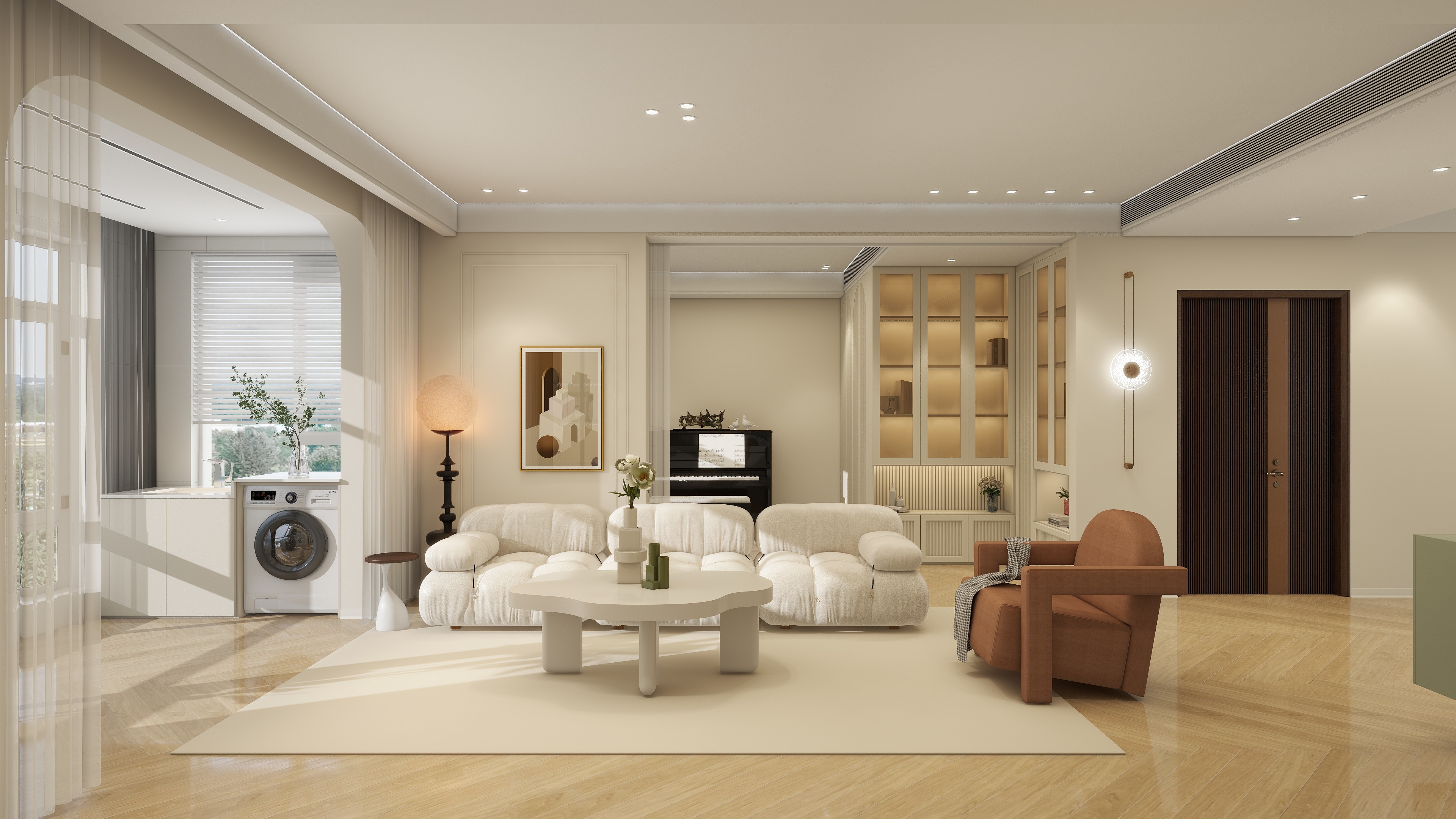 艾瑞卡全屋定制1-奶油风轻法式-装修设计方案