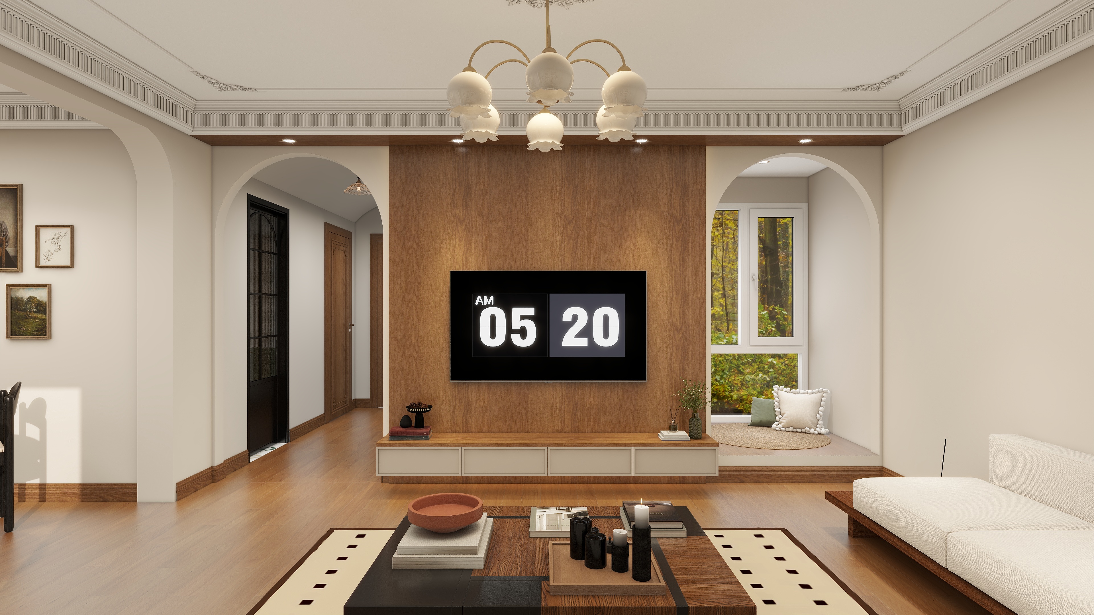 A王海林-法式中古美拉德风两室装修效果图