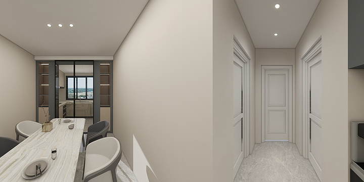 庆丰雅居-幸福花园1-1-601-装修设计方案