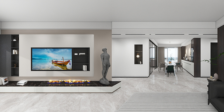 小七izEx-鑫悦府现代简约147㎡3室-装修设计方案