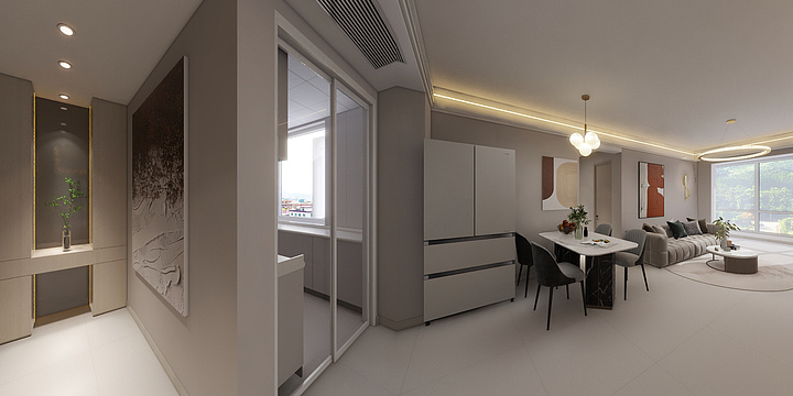 青桔装饰林设计-北辰外滩 雅居1-装修设计方案