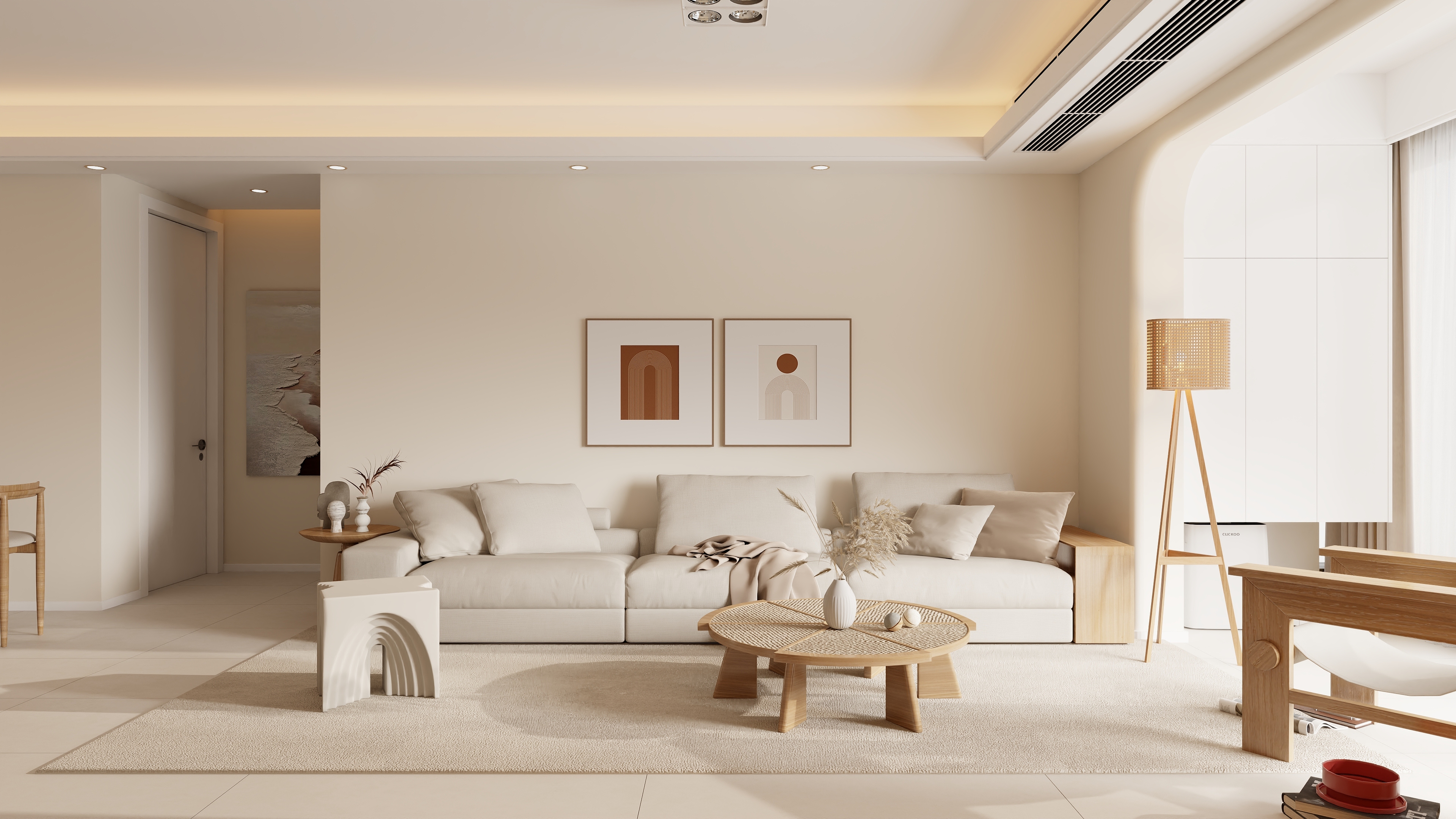 书涵|Harder-【暖居与居】现代侘寂风居室装修效果图