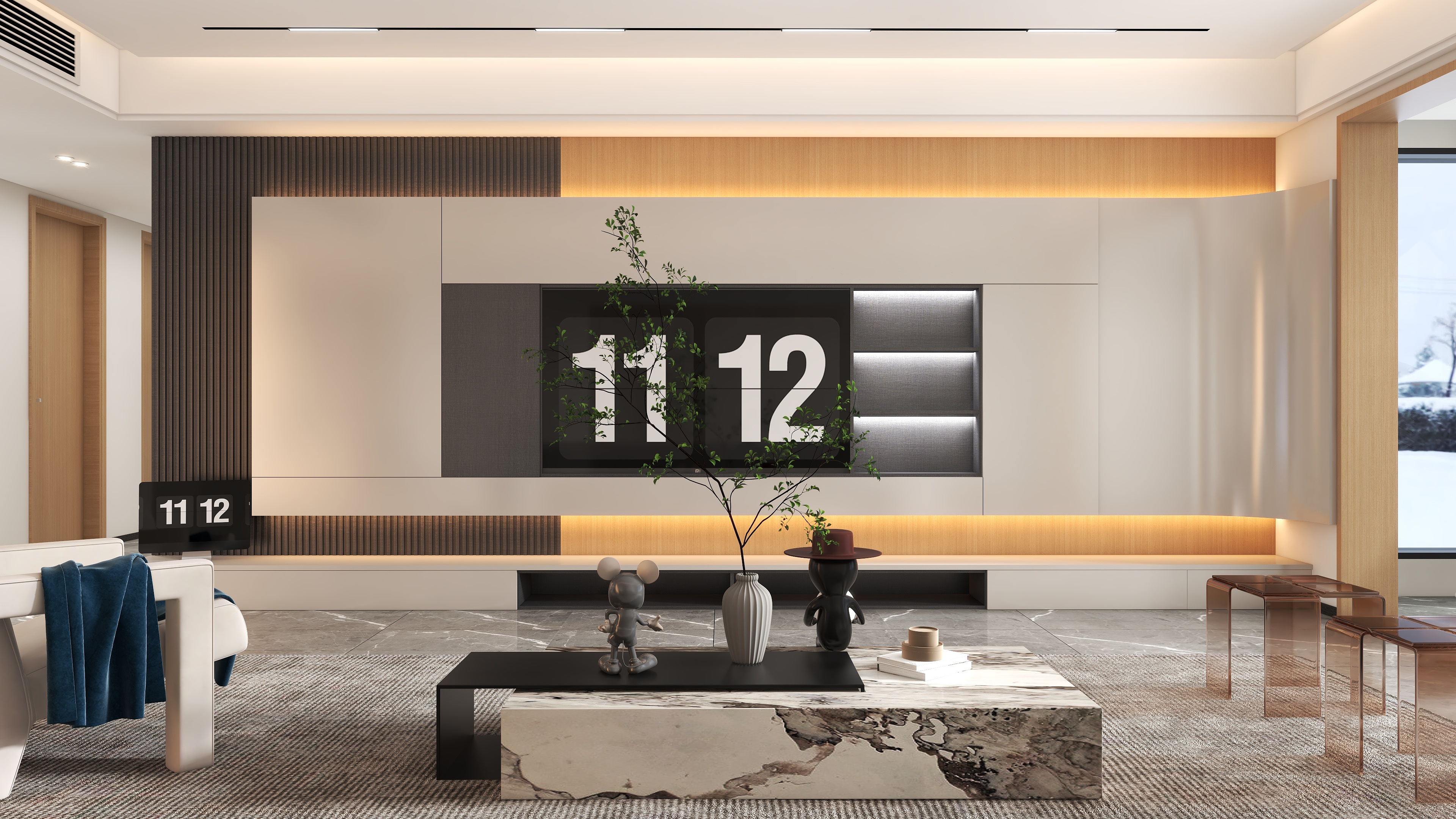 sunny-_--现代方案效果木纹-装修设计方案