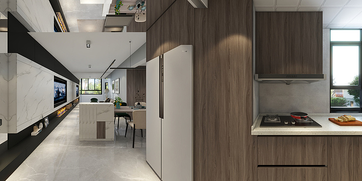 陈墨老师-泰山誉景cad-第四套方案-装修设计方案