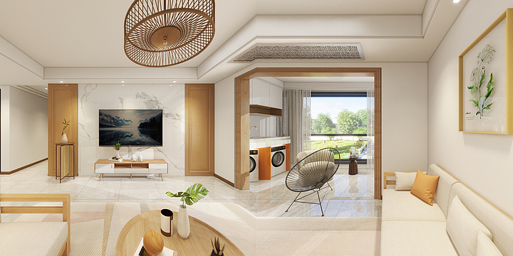 丁大辉-原木风-装修设计方案