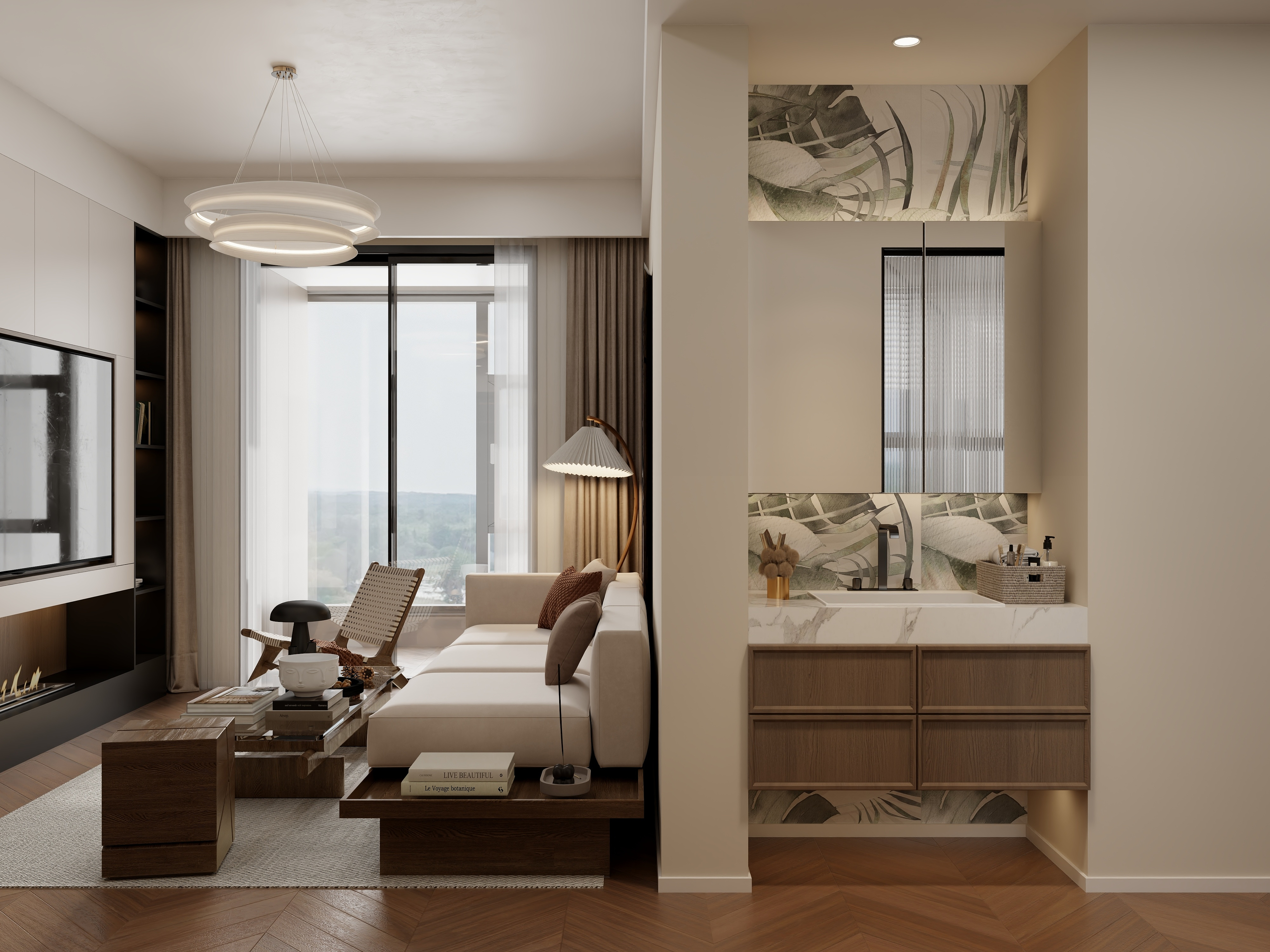 苋明空间@1532821780-现代风格120平-装修设计方案