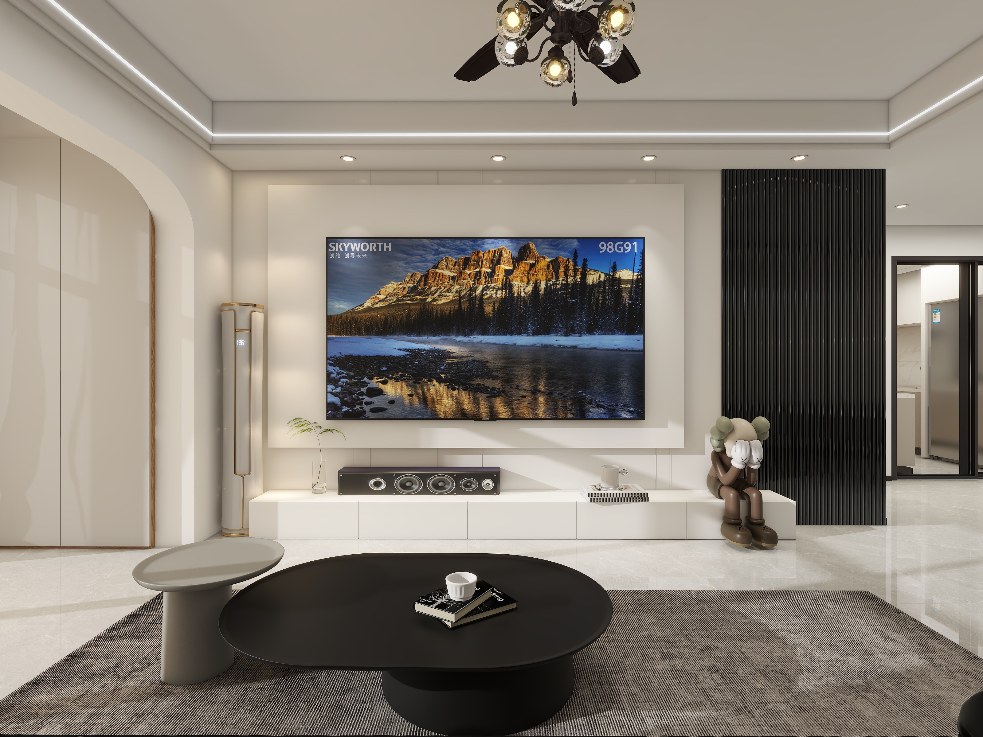 南有乔木qDCD-86㎡2室-装修设计方案