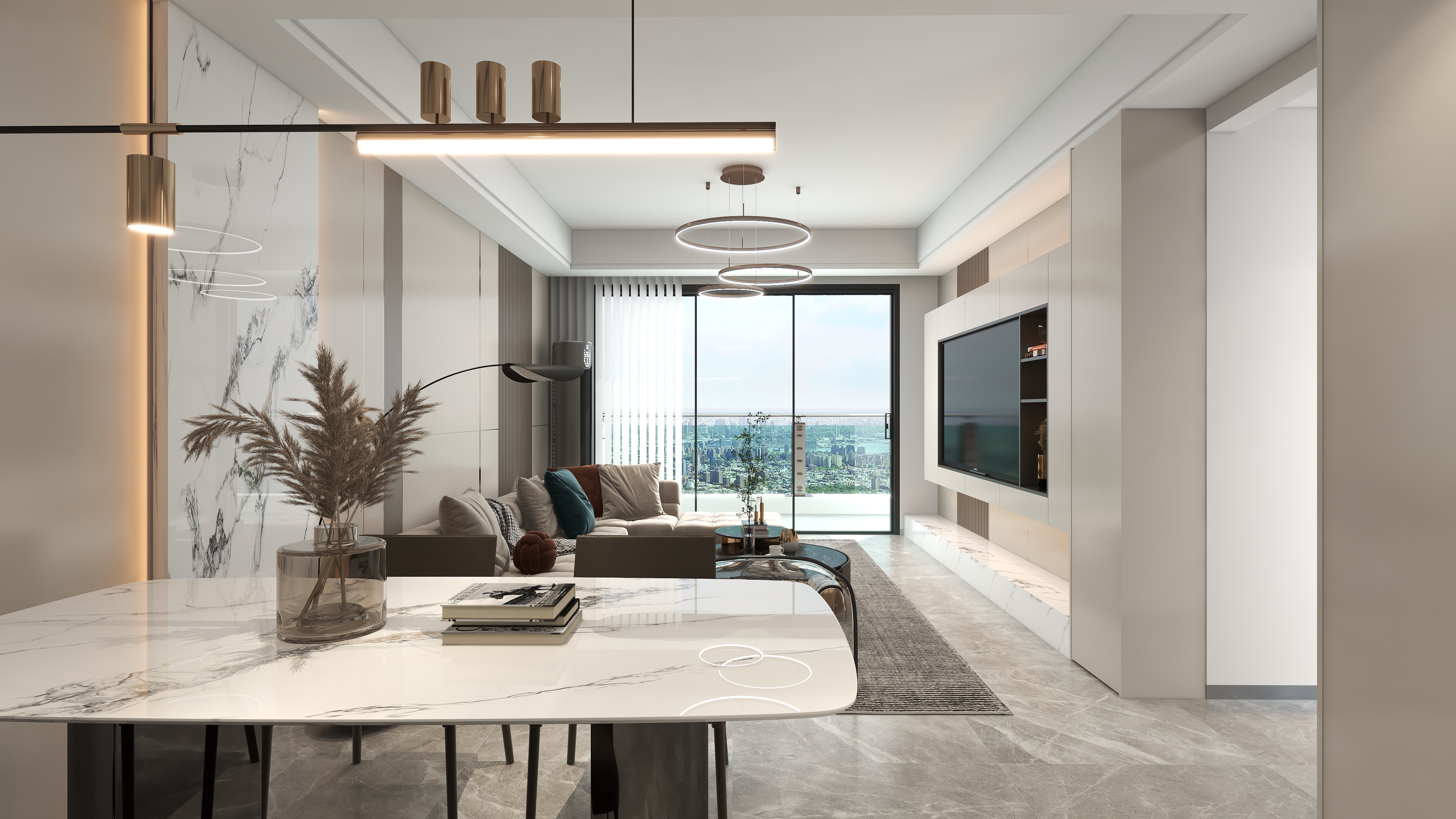 K-HX-【现代、后现代、轻奢】水岸兰庭-装修设计方案