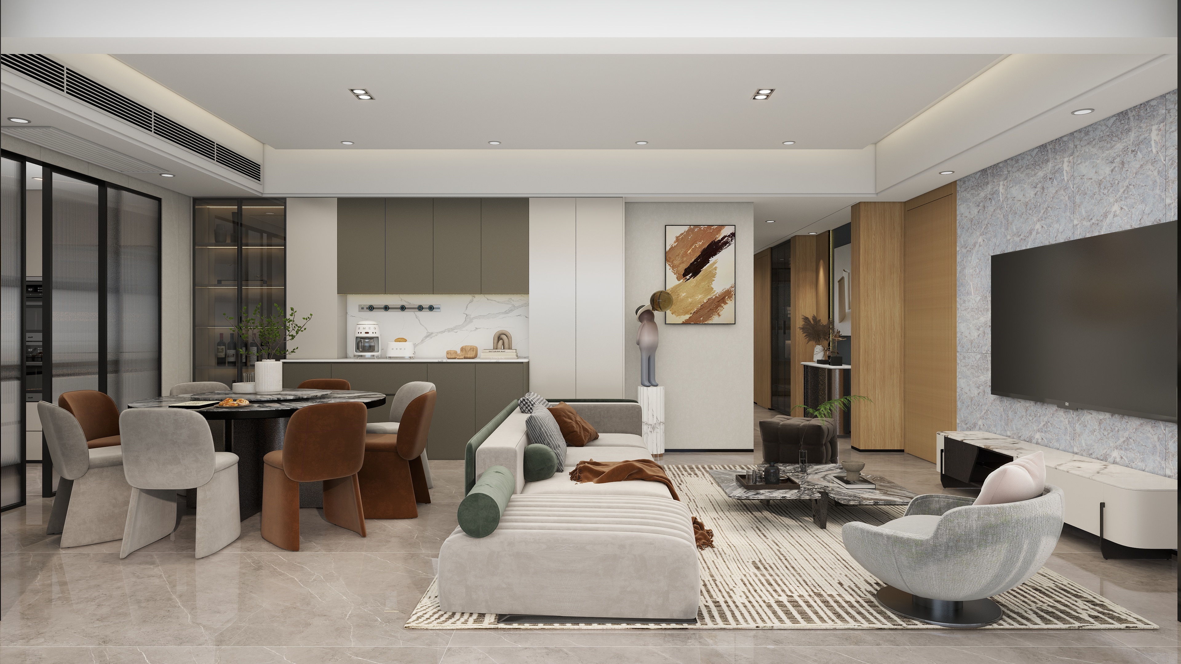 昆明刘立云-山海湾8号249平方户型-装修设计方案