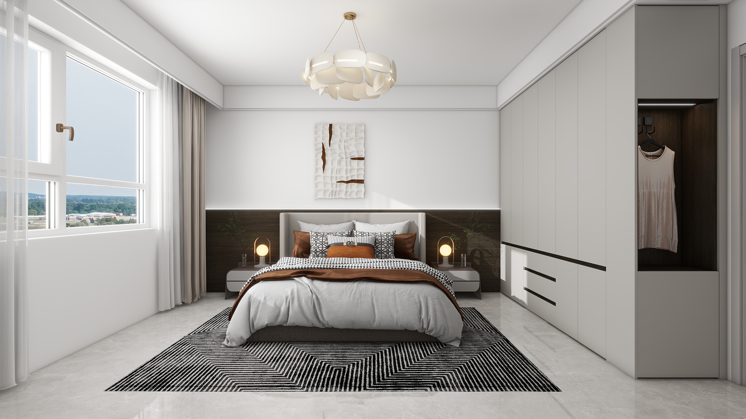 什亿-现代简约213㎡5室-装修设计方案