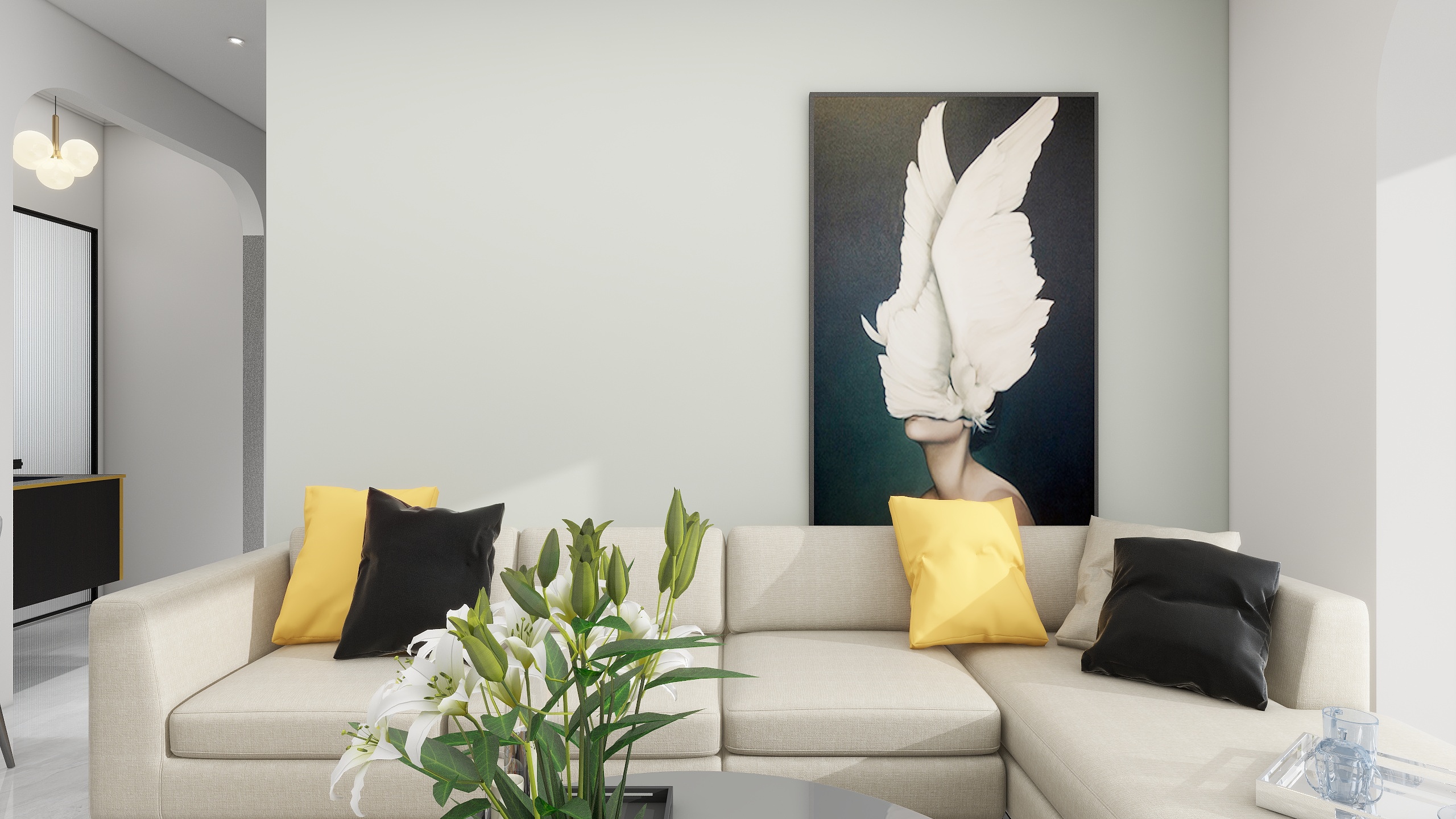 刘振-富田城九鼎公馆三号院84㎡3室-装修设计方案