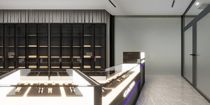 风采设计-天安智谷钟表厂展厅-装修设计方案