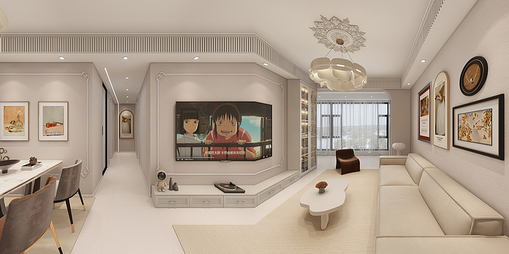 阜宁品清装饰设计-文澜府16-103-装修设计方案