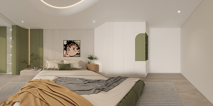 乐屋装饰.-zyh简约卧室-装修设计方案