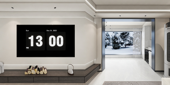 共豪装饰15506546066-汇景园三室二厅一卫-装修设计方案