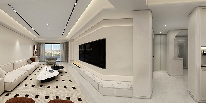 依诺维森全屋软装-现代奶油风格-装修设计方案