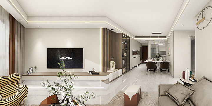 笔杆文艺-南湖壹号1-2202-装修设计方案