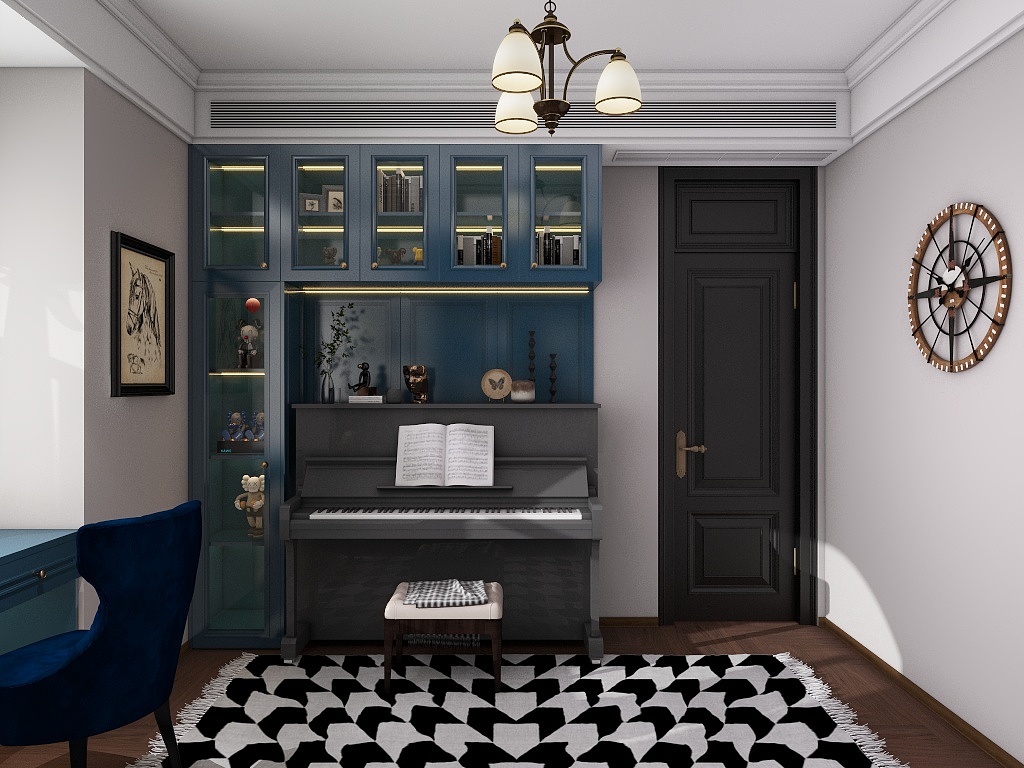 blue蔚蓝-129㎡3室-装修设计方案