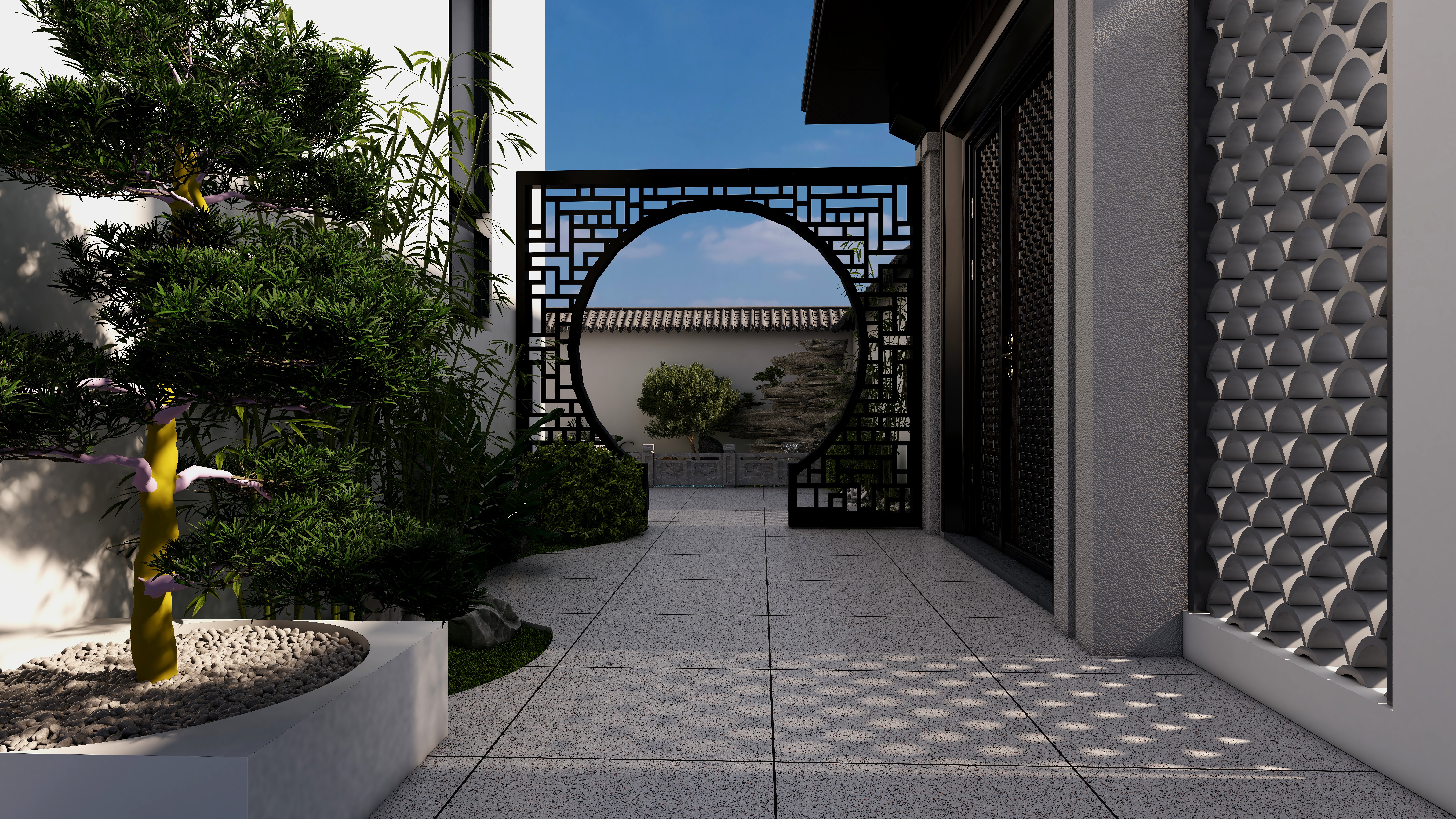 张富贵--桃花源合院中式-装修设计方案