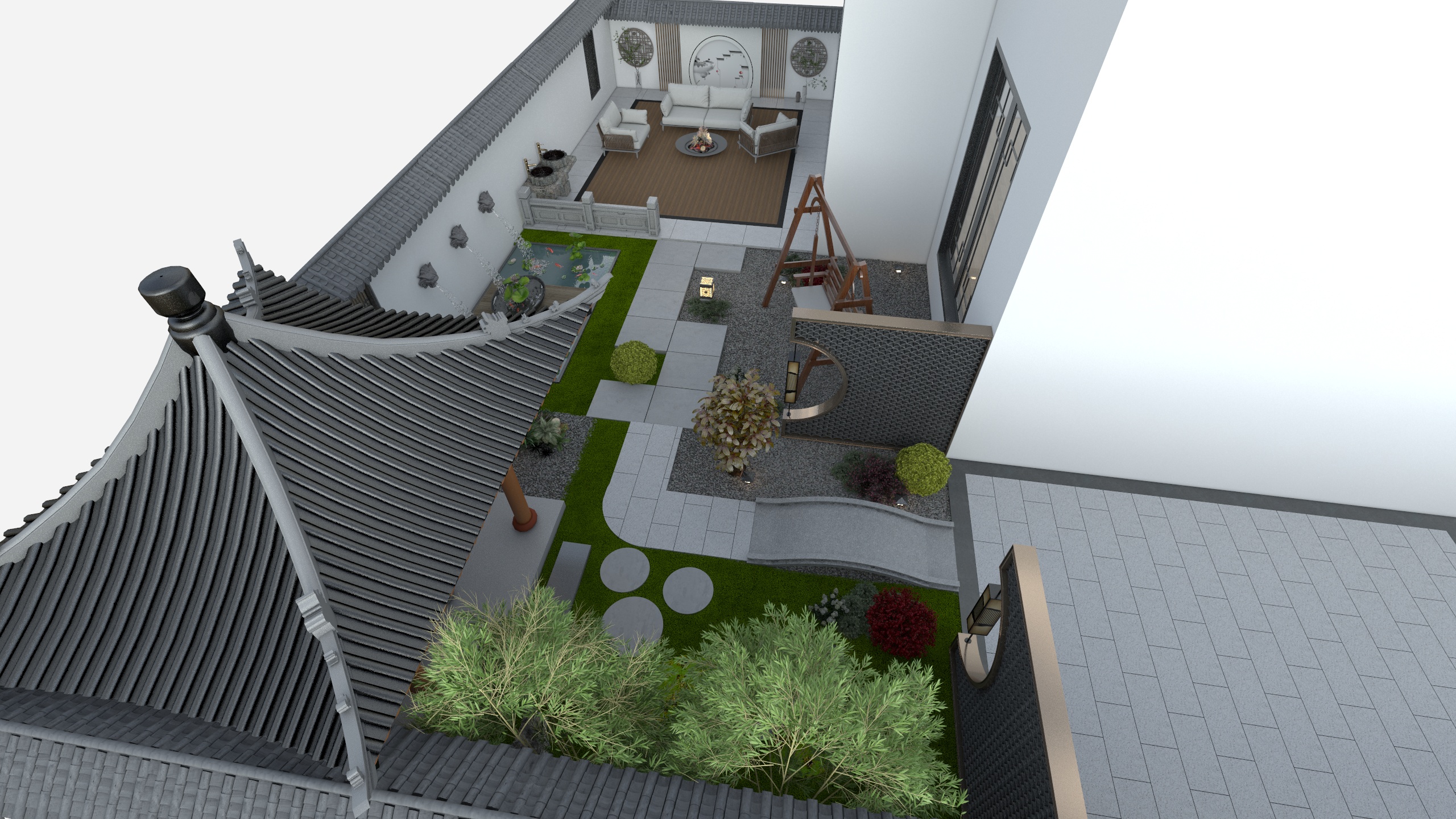 大象爱设计-桃花源合院中式-副本-装修设计方案