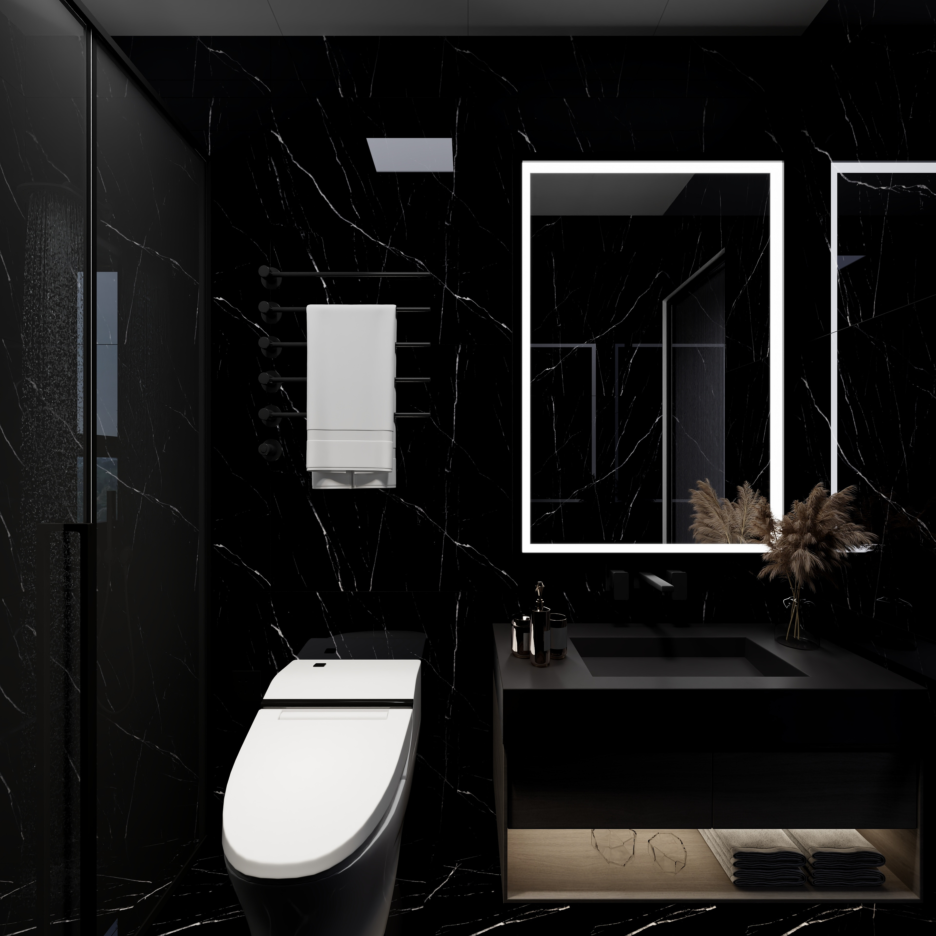 艺雅丽-145平后现代风格 装修效果图