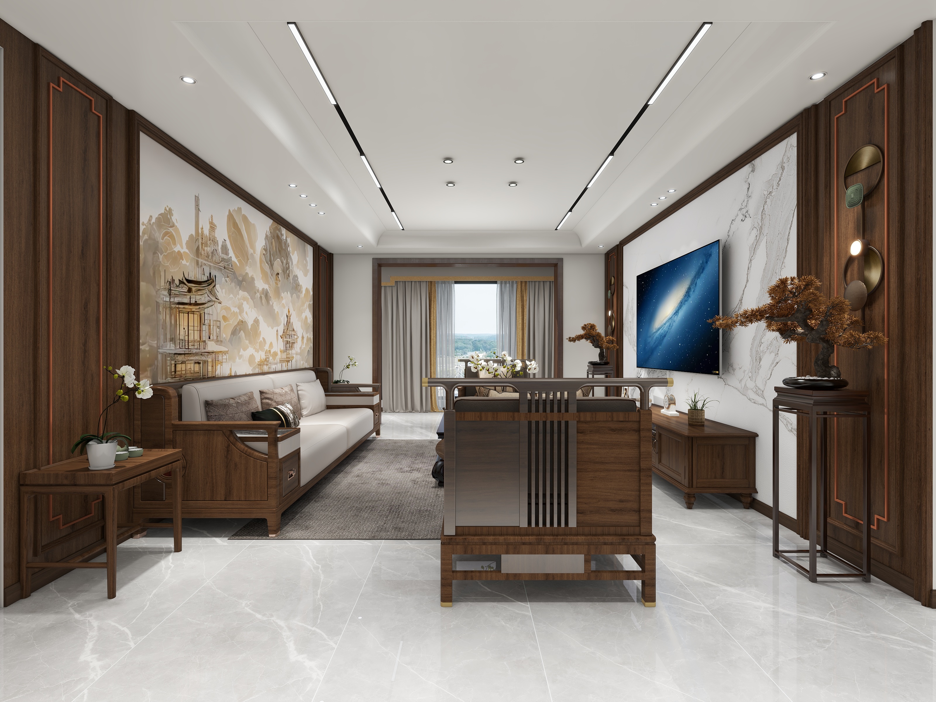 唐锐-138㎡3室-装修设计方案