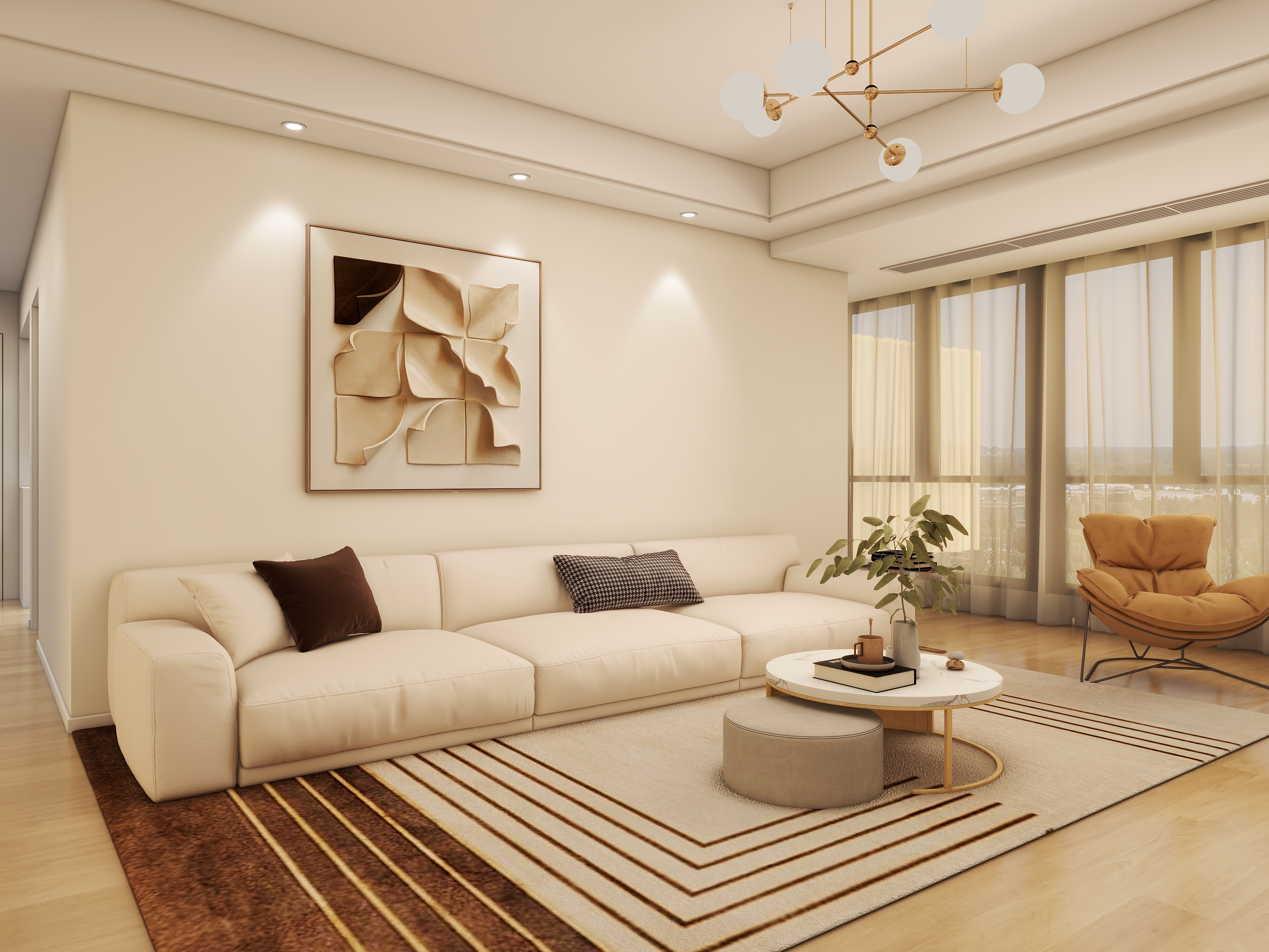 星家全案设计-郴州千里湖山原木装修效果图