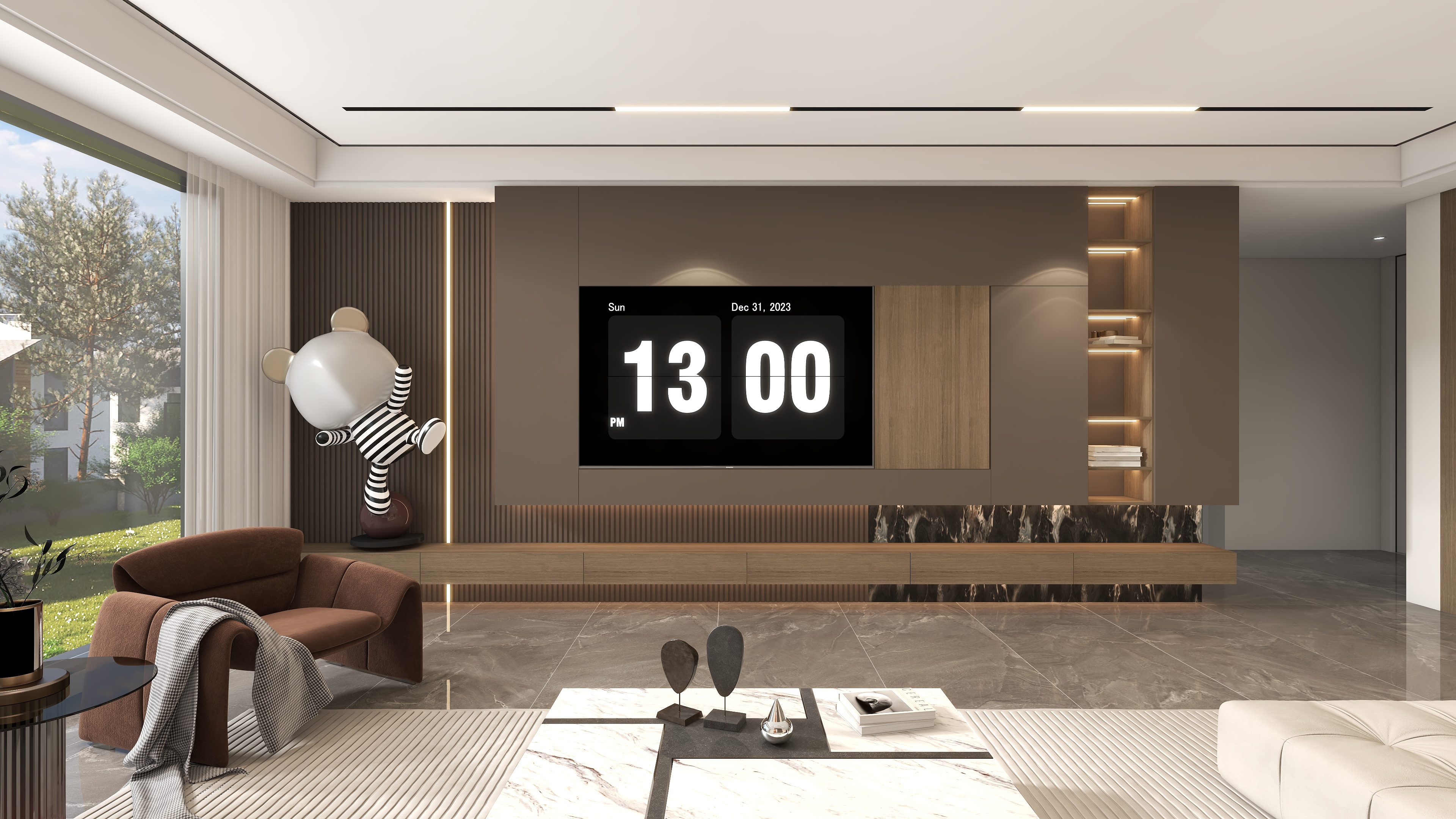 艾瑞卡全屋定制1-科隆系列摩卡灰装修效果图