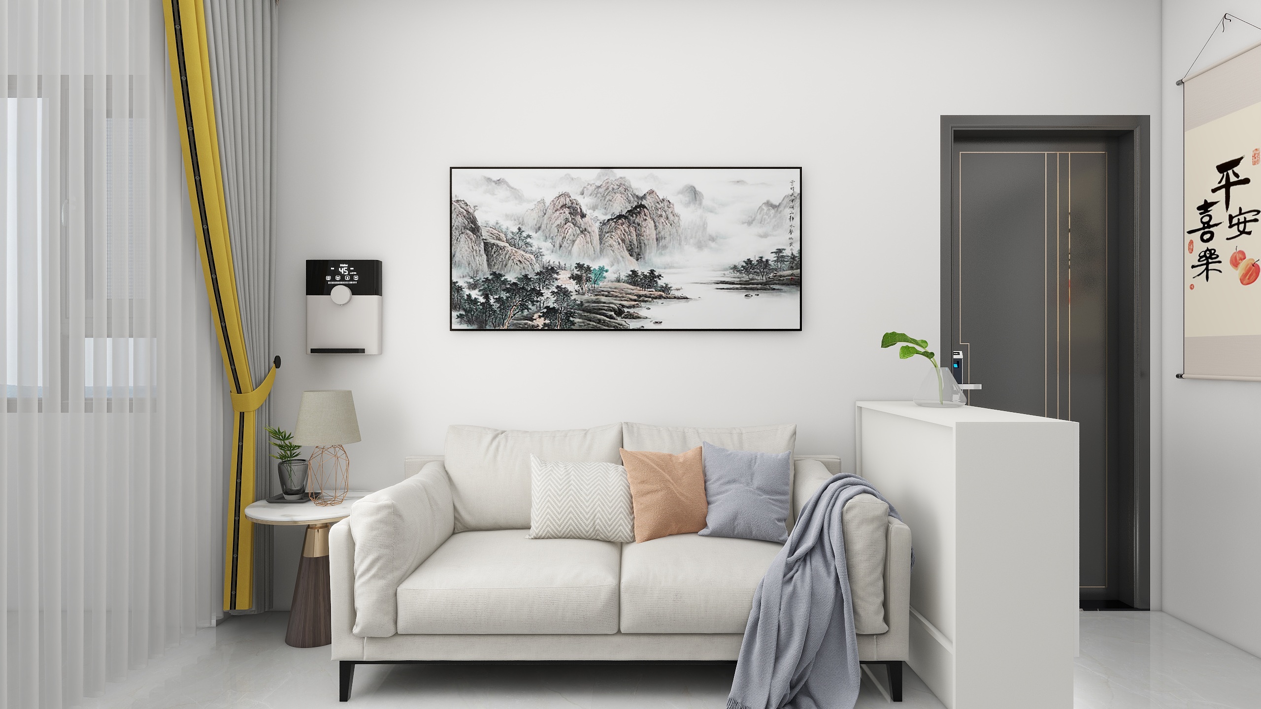 刘振-造纸厂家属院60㎡2室-装修设计方案